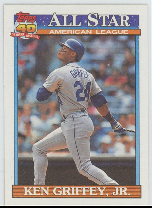 Ken Griffey Jr. 1991 Topps Card# 392 (a)
