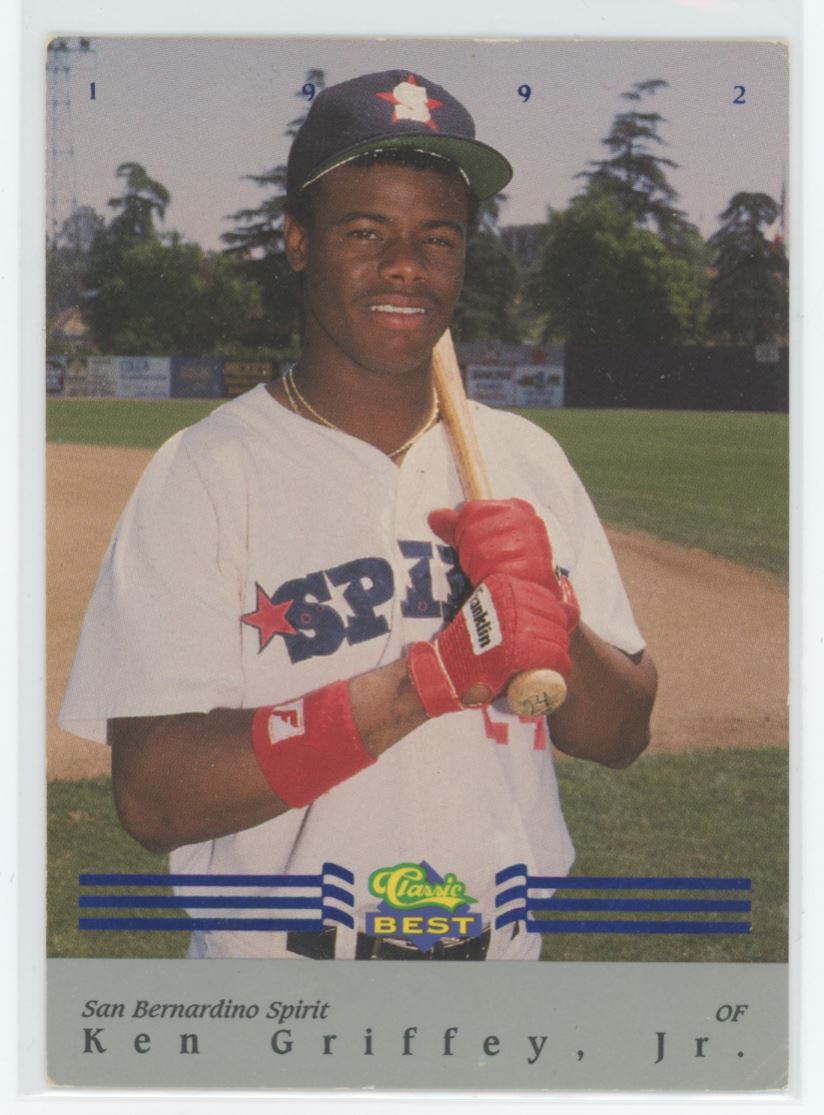 Ken Griffey Jr.   1992 Classic Best Blue Bonus Card # BC12