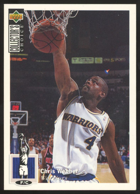 Chris Webber 1994 Collector's Choice Card # 4