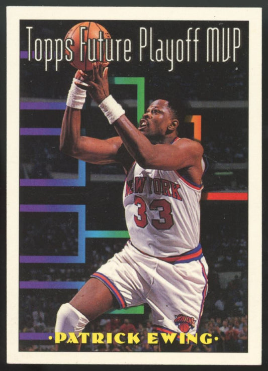Patrick Ewing 1994 Topps Future Playoff Upper Deck Mvp Card # 200