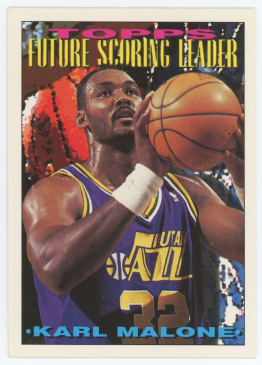 Karl Malone Future Scoring Leader 1994 Topps Card# 389