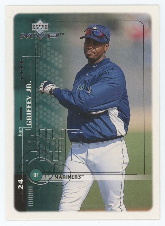 Ken Griffey Jr. 1999 Upper Deck MVP Silver Script Card # 218