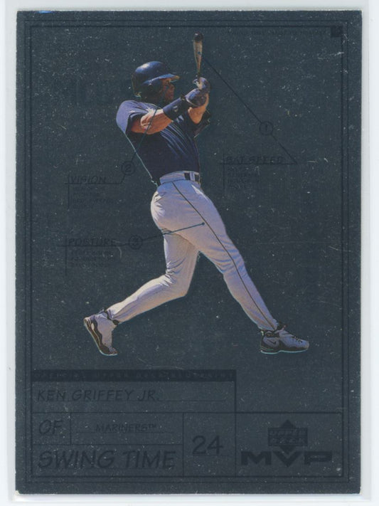 Ken Griffey Jr.   1999 Upper Deck MVP Swing Time Card # S1