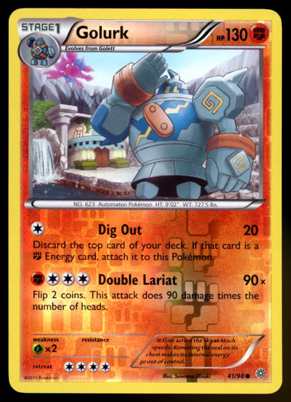 Golurk 2015 XY - Ancient Origins Card # 41