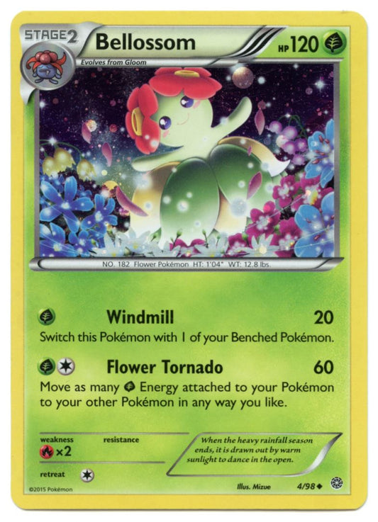 Bellossom 2015 XY - Ancient Origins Card # 4