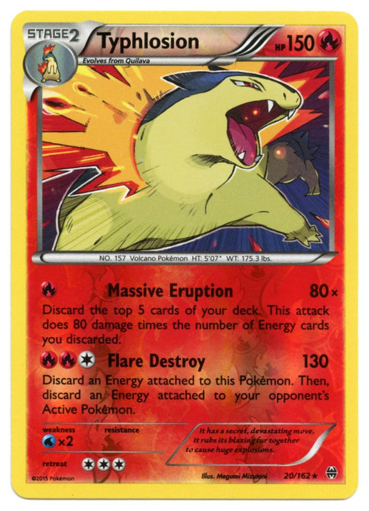 Typhlosion 2015 XY - BREAKthrough Card # 20