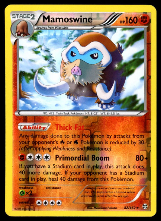 Mamoswine 2015 XY - BREAKthrough Card # 82