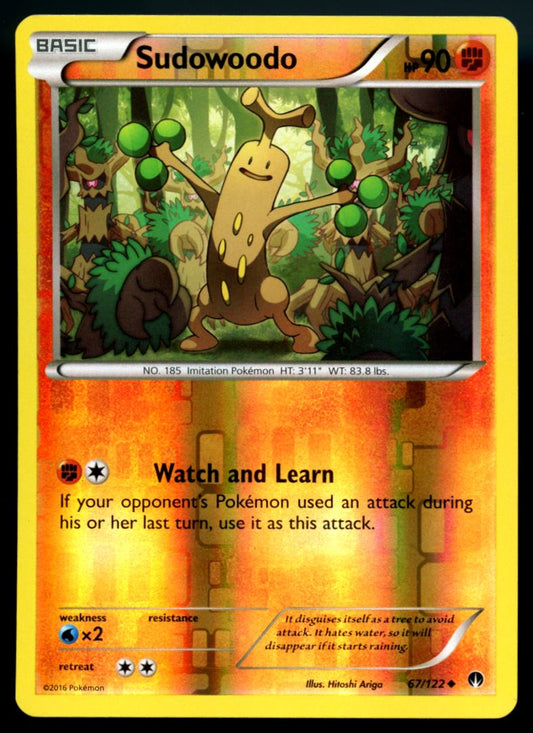 Sudowoodo 2016 XY - BREAKpoint Card # 67