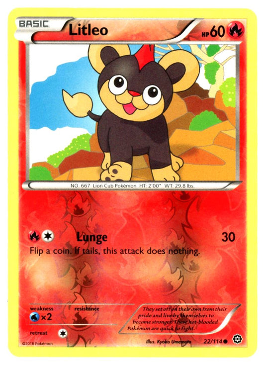 Litleo 2016 XY - Steam Siege Card # 22