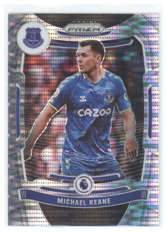 Michael Keane Silver Breakaway Prizm 2020 Panini Prizm Premier Leauge Card # 95