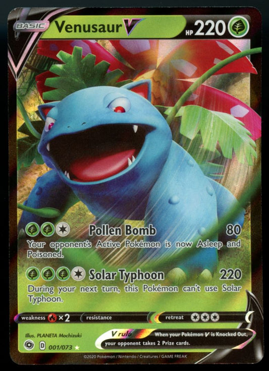 Venusaur V 2020 Sword & Shield - Champion's Path Card # 1