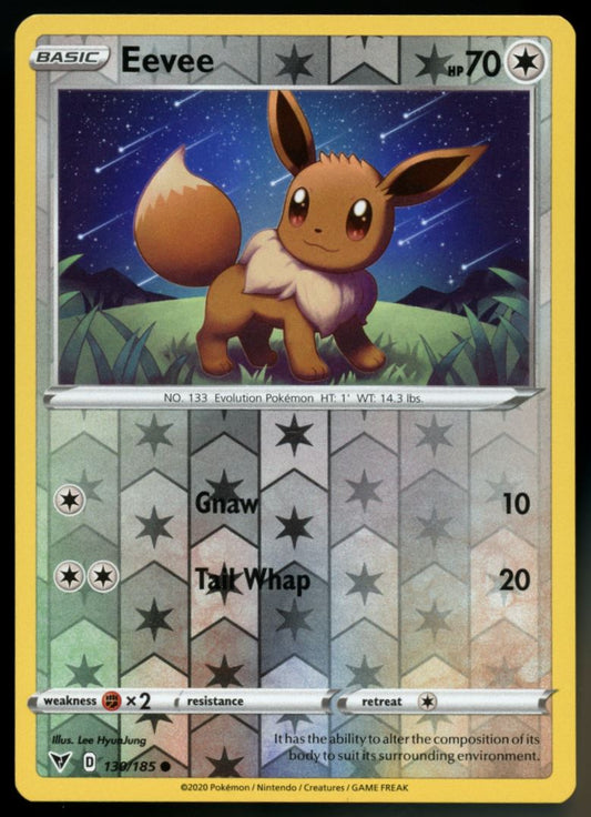 Eevee 2020 Sword & Shield - Vivid Voltage Card # 130