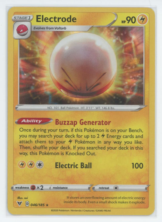 Electrode Holo  2020 Sword & Shield - Vivid Voltage Card # 46
