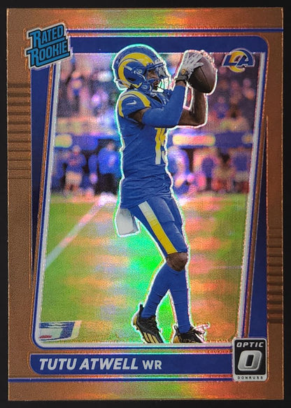 Tutu Atwell Bronze Prizm 2021 Donruss Optic Rookie Card # 220