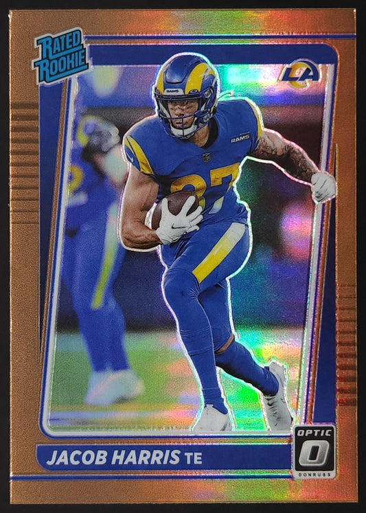 Jacob Harris Bronze Prizm 2021 Donruss Optic Rookie Card # 238