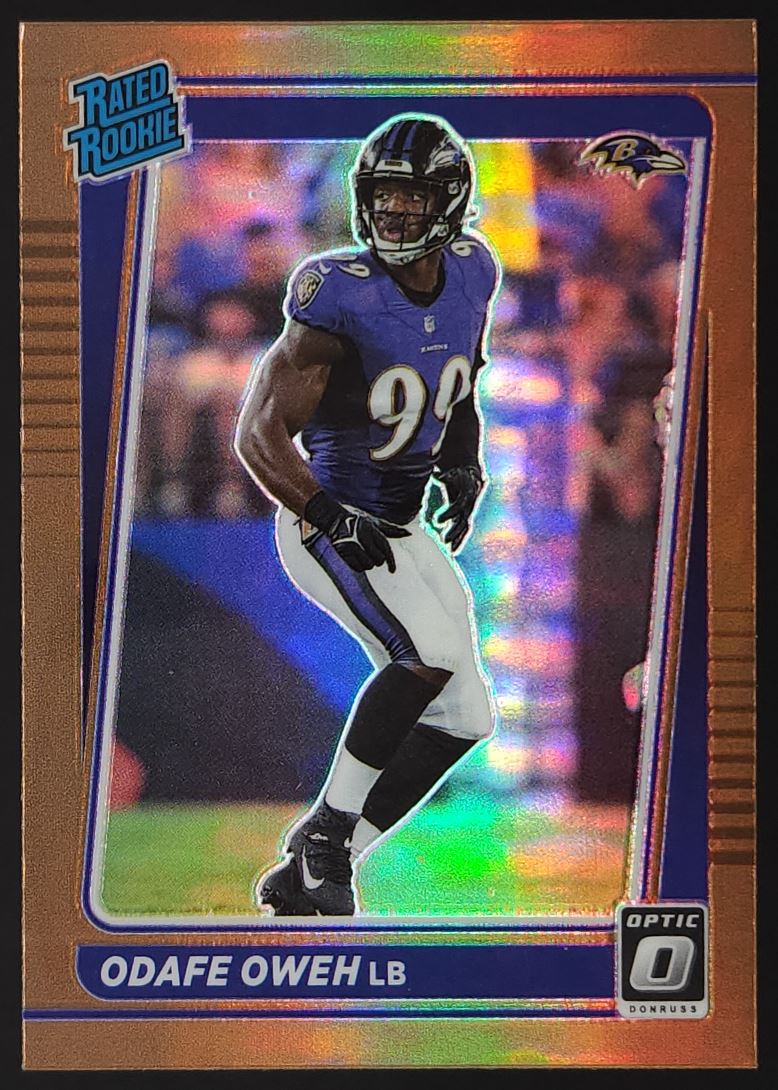 Odafe Oweh Bronze Prizm 2021 Donruss Optic Rookie Card # 258