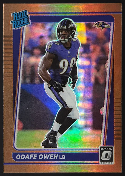 Odafe Oweh Bronze Prizm 2021 Donruss Optic Rookie Card # 258