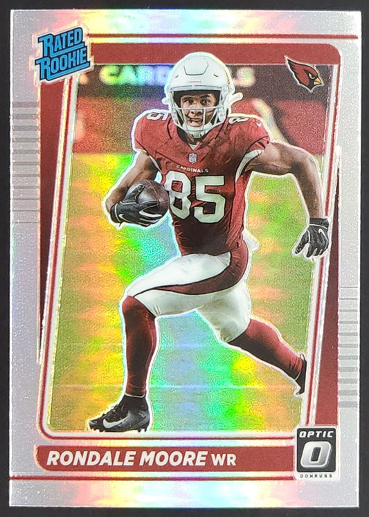 Rondale Moore Prizm 2021 Donruss Optic Rookie Card # 217