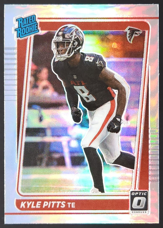 Kyle Pitts Silver Prizm 2021 Donruss Optic Rookie Card # 211