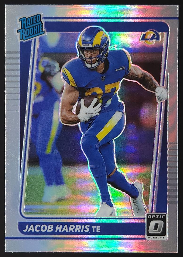 Jacob Harris Silver Prizm 2021 Donruss Optic Rookie Card # 238