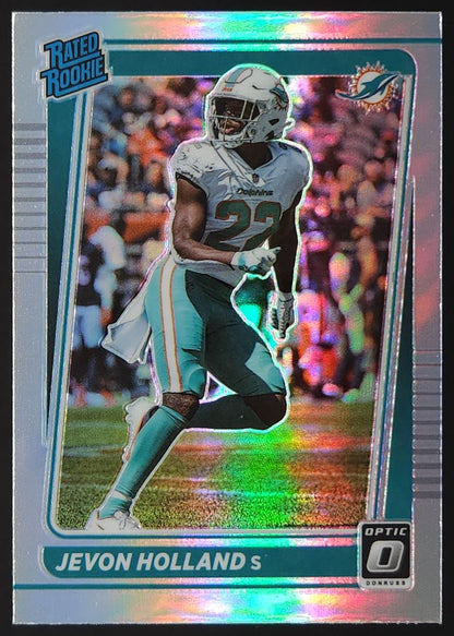 Jevon Holland Silver Prizm 2021 Donruss Optic Rookie Card # 267