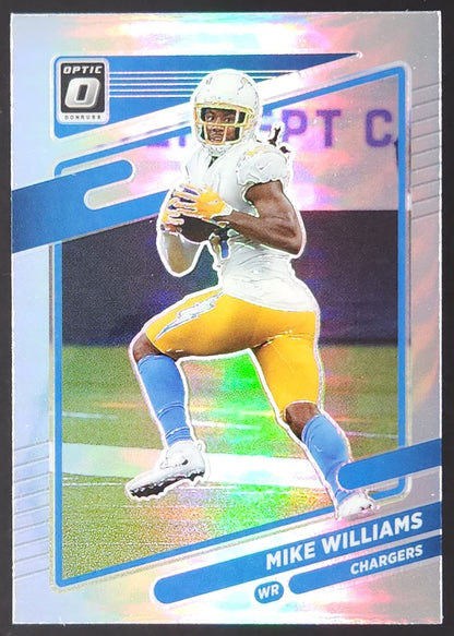 Mike Williams Silver Prizm 2021 Donruss Optic Card # 46