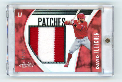 David Fletcher Patch 24/25 2021 Panini Absolute Patches Holo Silver Card # PAT-DA