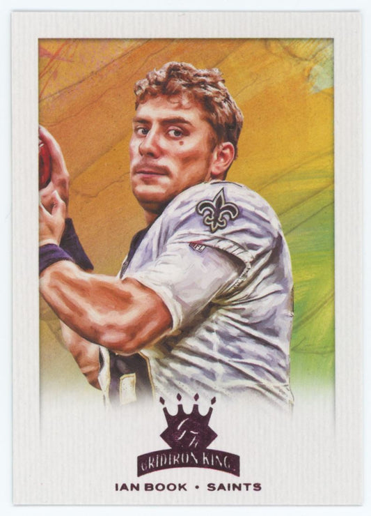 Ian Book Pink 2021 Panini Chronicles Gridiron Kings Card # GK-9