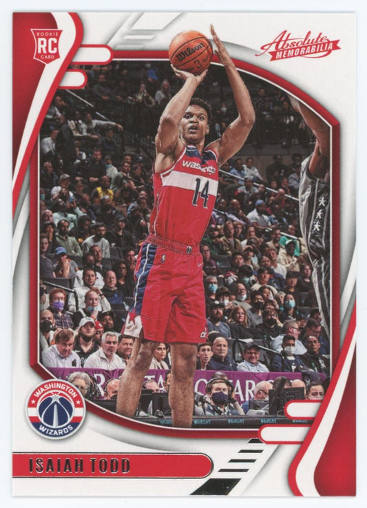 Isaiah Todd Absolute RC 2021 Panini Chronicles Card # 226