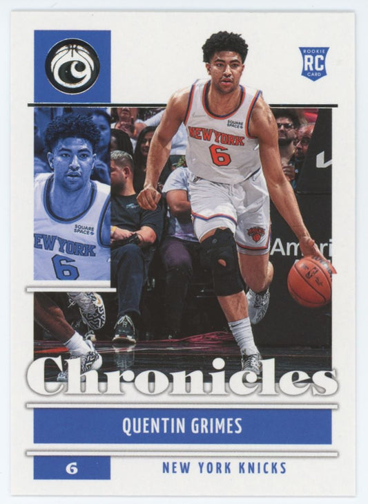 Quentin Grimes Base RC 2021 Panini Chronicles Card # 32