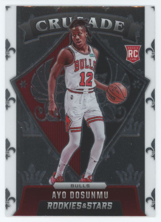 Ayo Dosunmu Crusade Rookies and Stars 2021 Panini Chronicles Rookie Card # 634