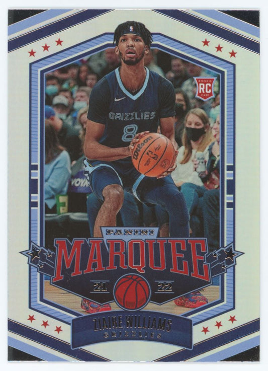 Ziaire Williams Marquee Holo 2021 Panini Chronicles Rookie Card # 348