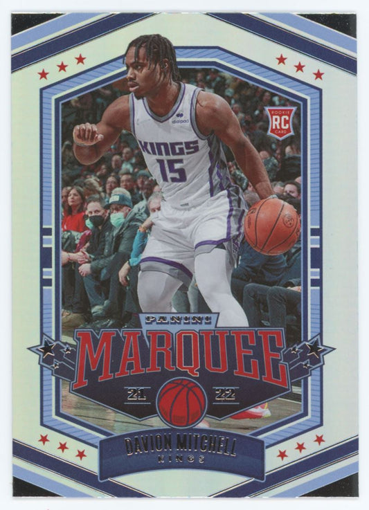 Davion Mitchell Marquee Holo 2021 Panini Chronicles Rookie Card # 352