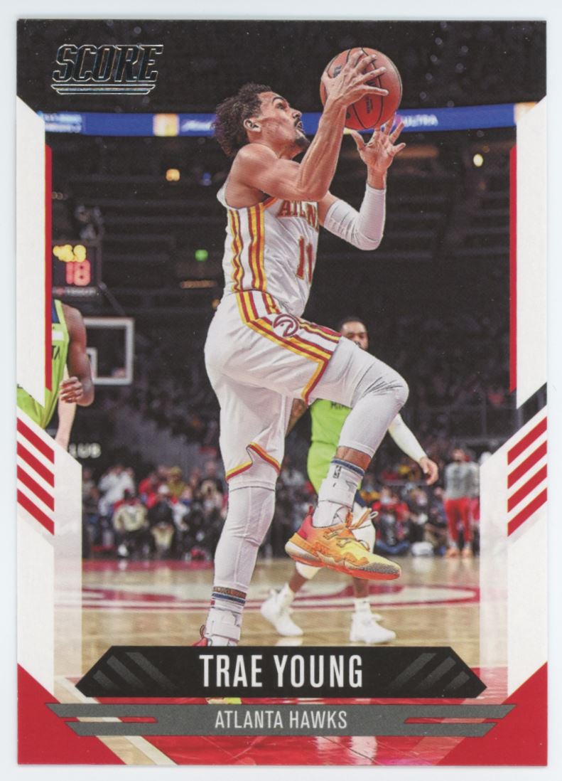 Trae Young Score 2021 Panini Chronicles Card # 133