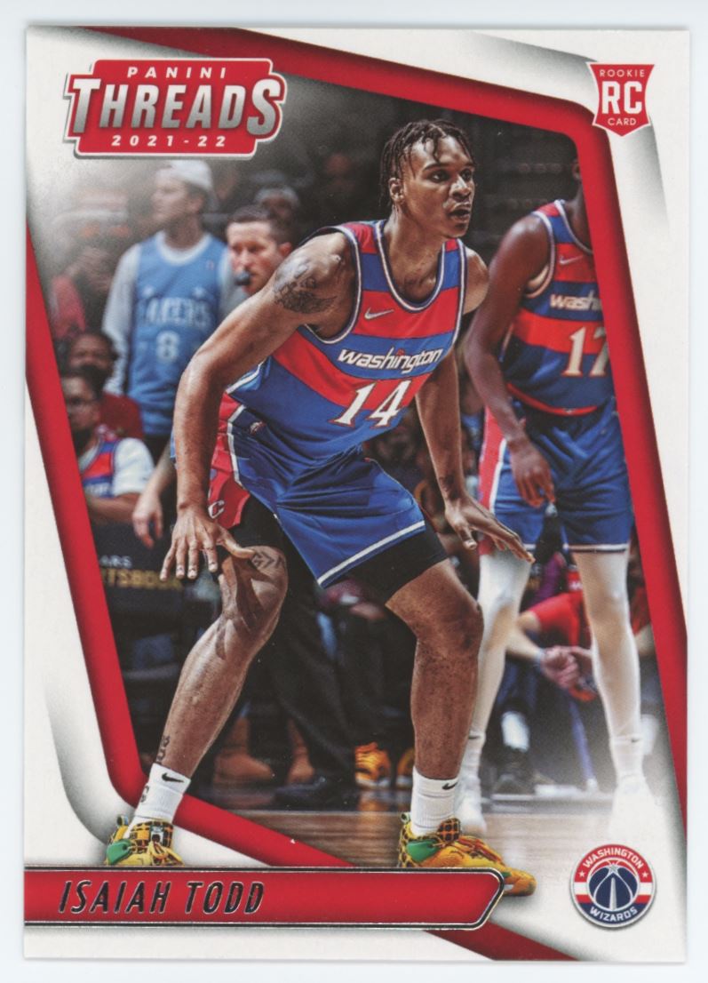 Isaiah Todd Threads 2021 Panini Chronicles Rookie Card # 98