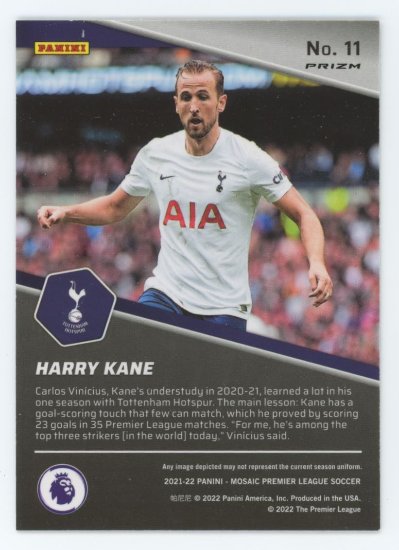 Harry Kane Breakaway Silver Prizm Card# 11