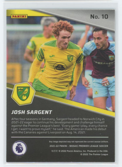 Josh Sargent Breakaway Card# 10