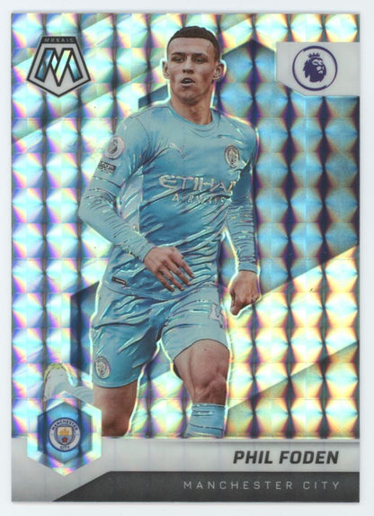 Phil Foden Mosaic Silver Prizm Card# 17