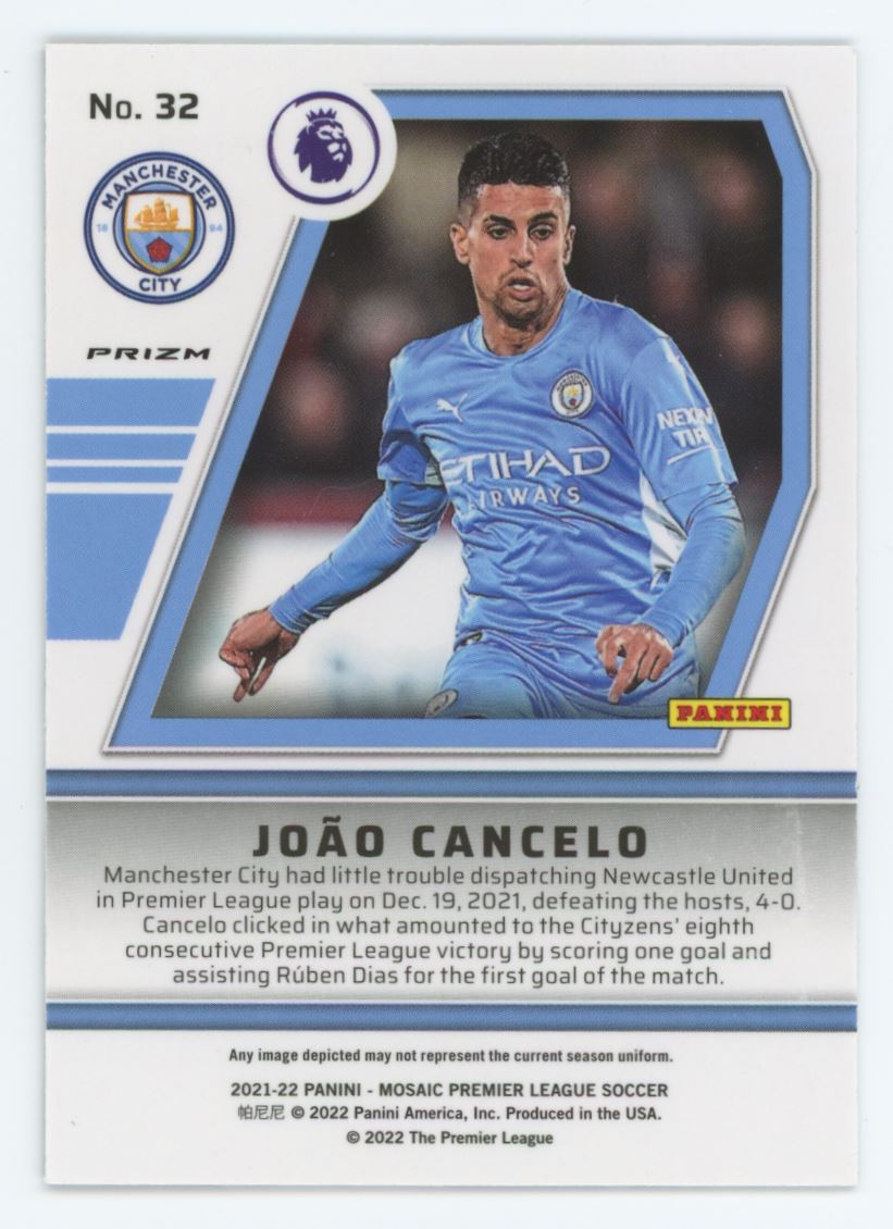 Joao Cancelo Silver Prizm Card# 32