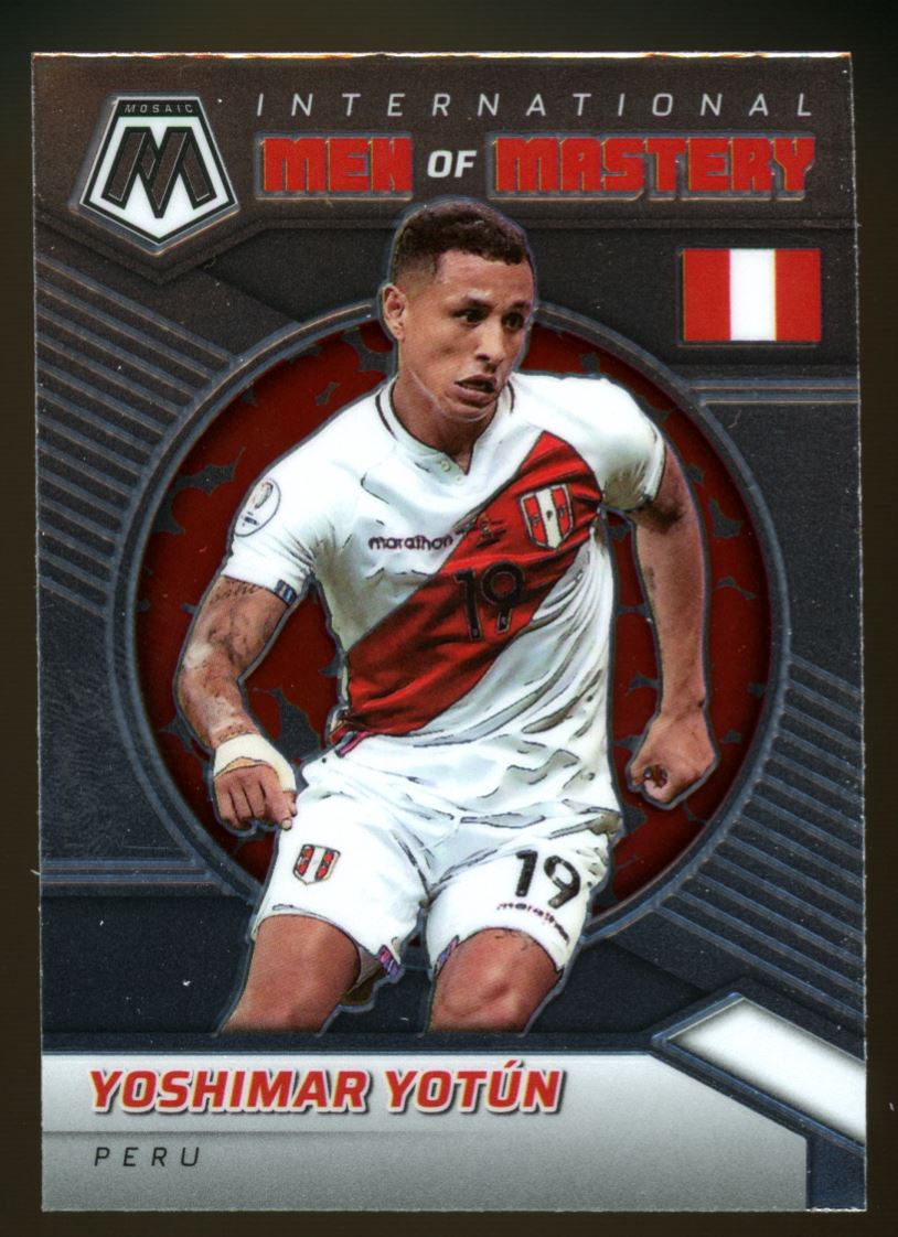 Yoshimar Yotun 2021 Panini Mosaic Road to FIFA World Cup International Men of Mastery Card # 29