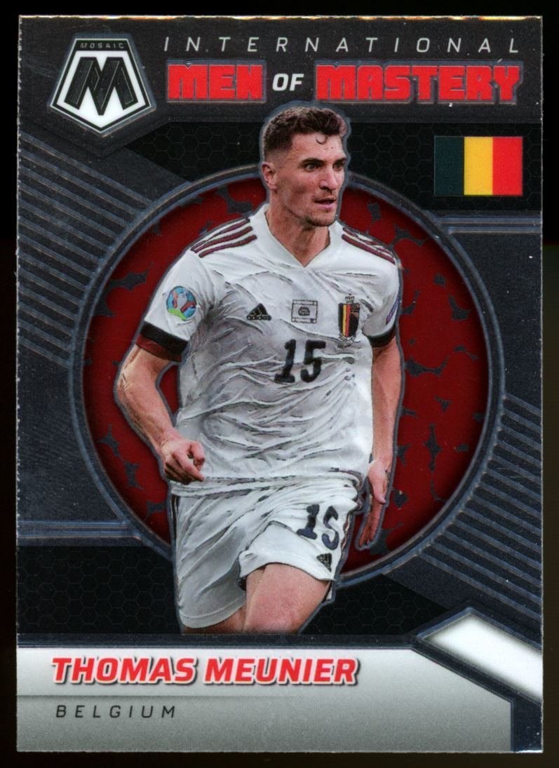 Thomas Meunier 2021 Panini Mosaic Road to FIFA World Cup International Men of Mastery Card # 33