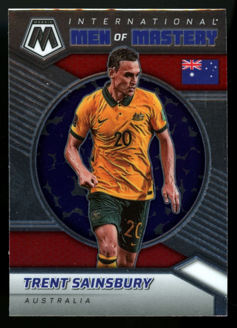 Trent Sainsbury 2021 Panini Mosaic Road to FIFA World Cup International Men of Mastery Card # 38