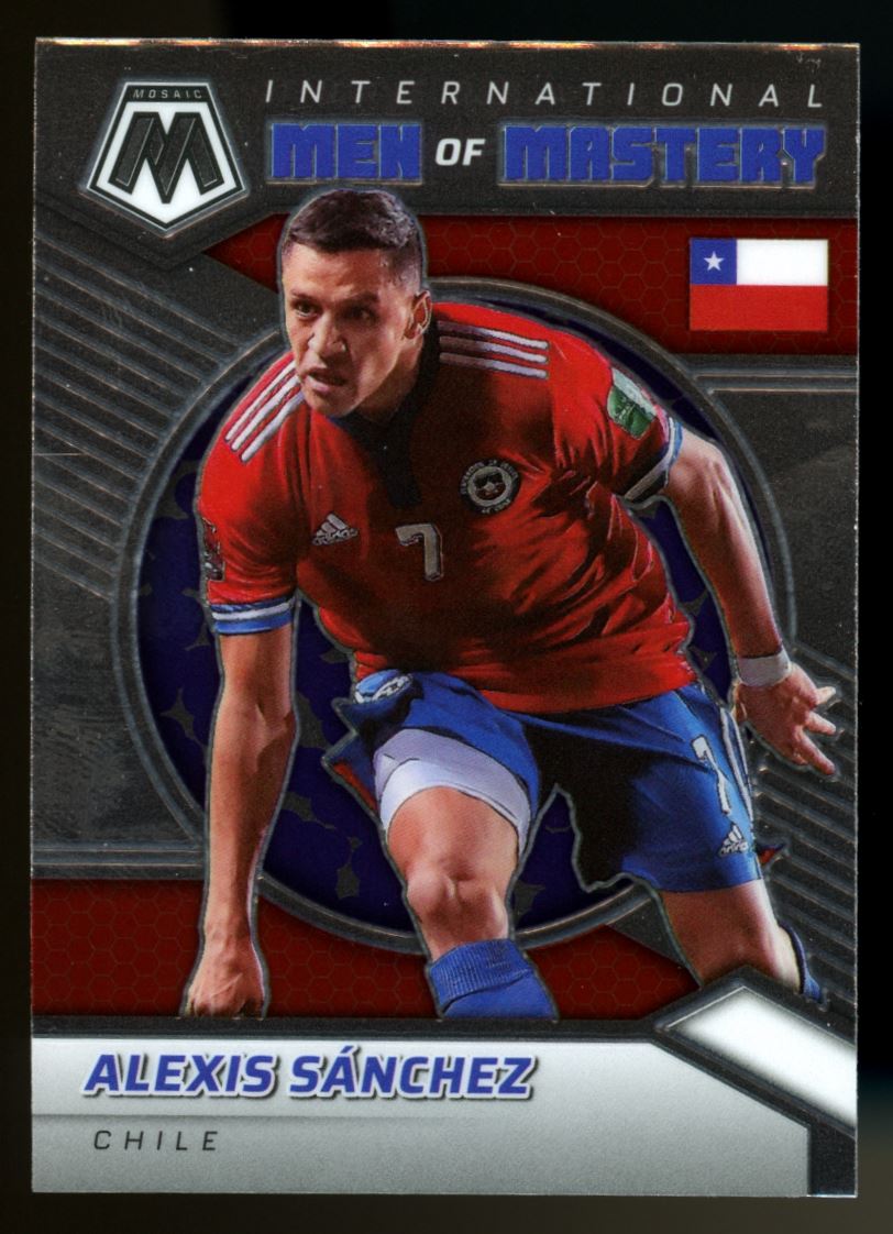 Alexis Sanchez 2021 Panini Mosaic Road to FIFA World Cup International Men of Mastery Card # 5