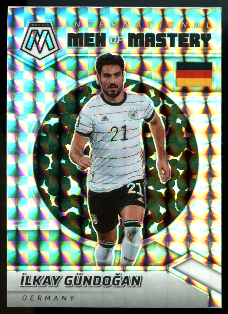 Ilkay Gundogan Prizm 2021 Panini Mosaic Road to FIFA World Cup International Men of Mastery Card # 17