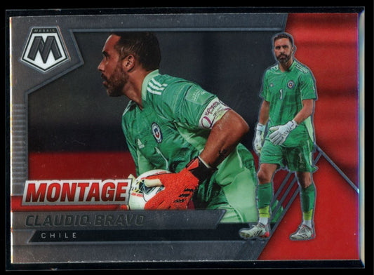 Claudio Bravo 2021 Panini Mosaic Road to FIFA World Cup Montage Card # 26