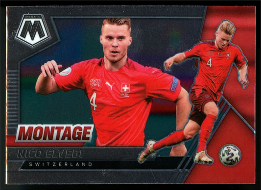 Nico Elvedi 2021 Panini Mosaic Road to FIFA World Cup Montage Card # 6