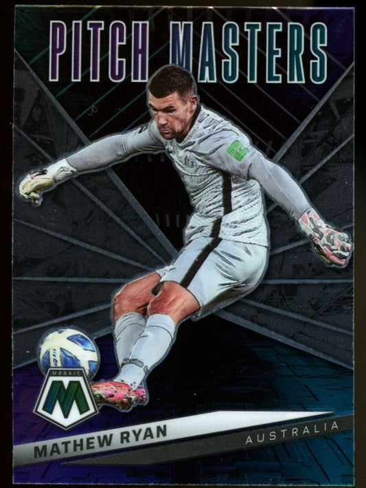 Mathew Ryan 2021 Panini Mosaic Road to FIFA World Cup Pitch Masters Card # 22