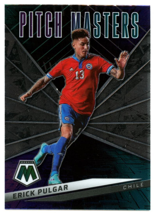 Erick Pulgar 2021 Panini Mosaic Road to FIFA World Cup Pitch Masters Card # 27