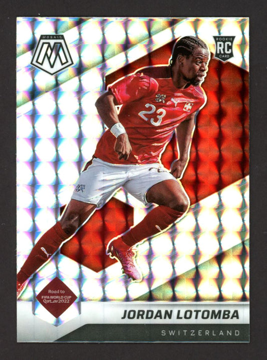 Jordan Lotomba Mosaic Prizm 2021 Panini Mosaic Road to FIFA World Cup Rookie Card # 144