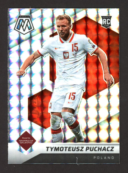 Tymoteusz Puchacz Mosaic Prizm 2021 Panini Mosaic Road to FIFA World Cup Rookie Card # 53